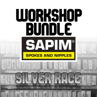 50pcs Workshop Spoke Bundle Sapim Race Silver